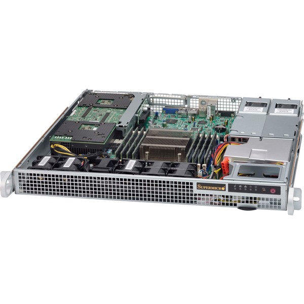 Серверный корпус SUPERMICRO SuperChassis 514-R407W 400 Вт серебристый 437 x 43 x 429 мм CSE-514-R407W