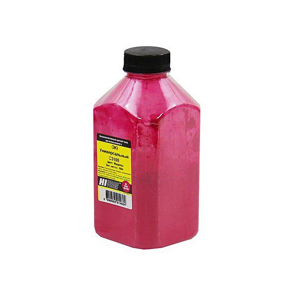 Тонер для картриджа Hi-Black Универсальный для Oki С3100, Magenta, 160 г, банка