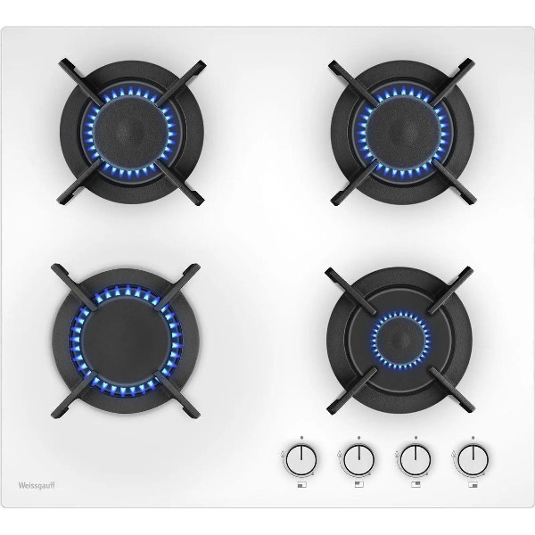Варочная поверхность Weissgauff HG 640 WGV газовая белый